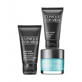 Clinique For Men Daily Intense Lot de 3 hydratants hydratants 72 heures 50 ml