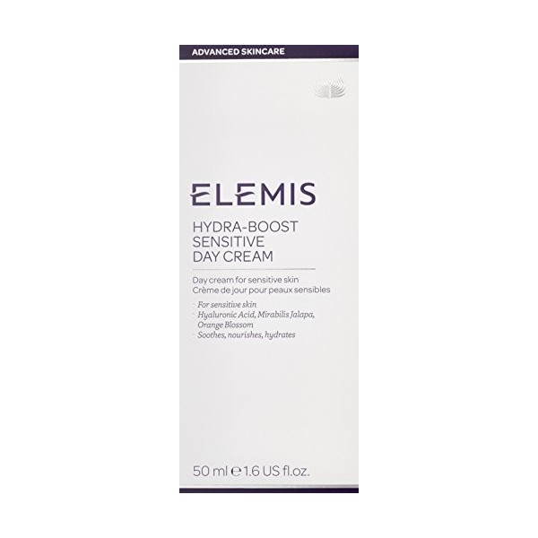 ELEMIS Crème de jour hydra-boost, crème de jour visage pour peaux sensibles, hydratant visage pour réconforter, nourrir et hy