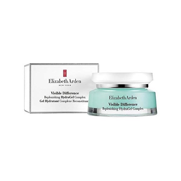 Elizabeth Arden, Visible Difference, Gel Hydratant Complexe Visage et Cou 75 ml Hydrate, Raffermit et Reconstitue