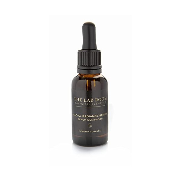 Sérum Visage Illuminateur The Lab Room Facial Radiance Serum 30ml, Huile Anti-Âge à la Rose Musquée, Revitalisant, Raffermiss