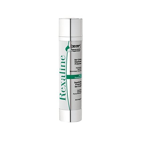 Rexaline - Hydra-DepolluSkin - Gel-Crème Dépolluant Protecteur - Soin visage hydratant - Gel Crème anti pollution et anti oxy