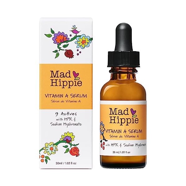 Mad Hippie Vitamin A Serum For Unisex 1 oz Serum