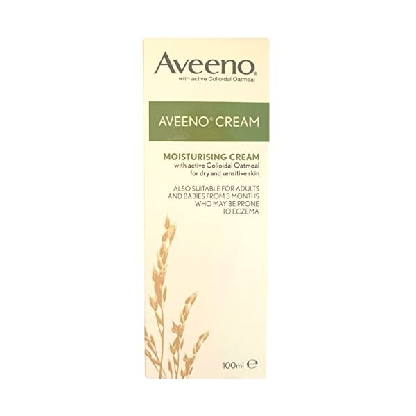 Aveeno Moisturising Cream 100ml - Pack of 6 by Aveeno
