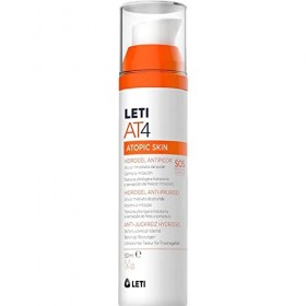 LETI AT4 Hydrogel antidémangeaisons pour apaiser et soulager les démangeaisons de la peau atopique 50 ml