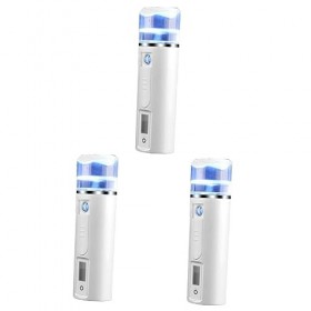 FRCOLOR Lot de 3 Vaporisateurs faciaux Portable Vapeur Portable Vapeur Vapeur Portable pour le Visage Hydratant Pulvérisateur
