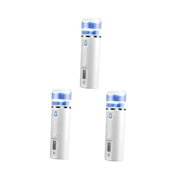 FRCOLOR Lot de 3 Vaporisateurs faciaux Portable Vapeur Portable Vapeur Vapeur Portable pour le Visage Hydratant Pulvérisateur