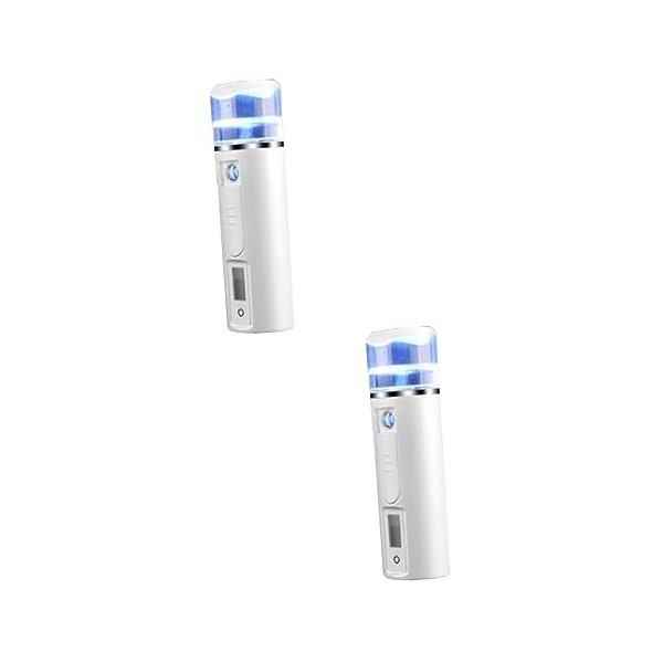 FRCOLOR 3 Pièces Vaporisateur Pour Le Visage Portable Vaporisateur À Vapeur Pour Le Visage Pulvérisateur De Brume USB Vaporis