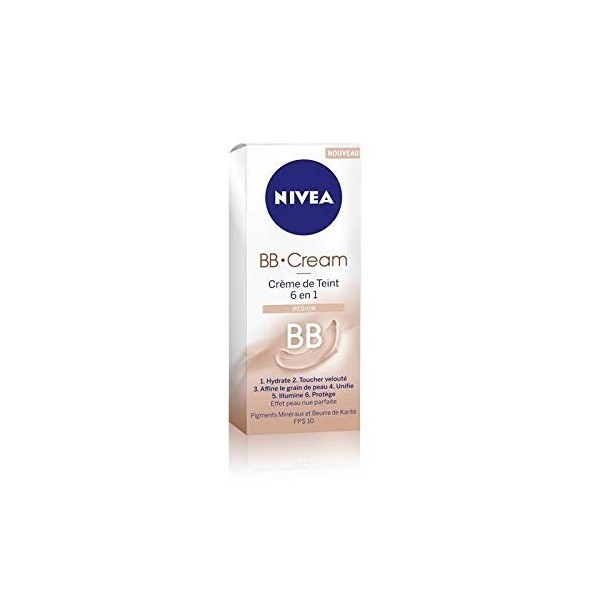 NIVEA VISAGE - Bb Cream Teint Medium 50Ml - le Lot De 3