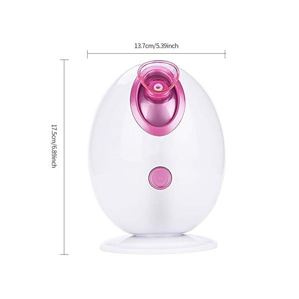 Nano Ion Humidificateur, Hot Mist Hydrater Nettoyer le visage avec larrêt automatique Pulvérisateur Fonction Humidificateur,