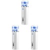 FOMIYES 3Pcs White Cool Mist Rechargeable Portable Mini Care Face Handheld Pore Cosmétique Conteneur Peau pour Pulvérisateur 