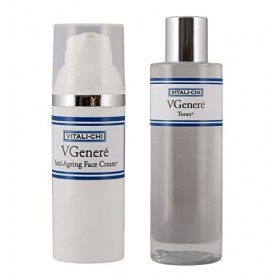 Crème visage anti-rides + tonifiant anti-âge – Répare les rides et ridules de la peau – Formule multivitaminée hydratante pou