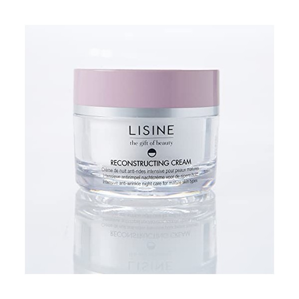 Crème de Nuit Anti-Ride Intensive Reconstructing Cream 50 ml - Soin Visage pour Peaux Matures - Actions Anti-Rides, Hydratant