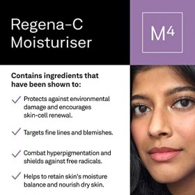 Crème Hydratante Facetheory Regena-C M4 à base de Rétinol, Vitamine C & Acide Hyaluronique | Anti-âge, Anti-Rides | Hydrate |