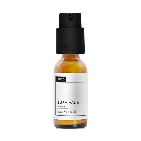 NIOD Survival 0 NETWORKED DEFENCE SYSTEM 30ml, Designed for nighttime use by all skin tones.