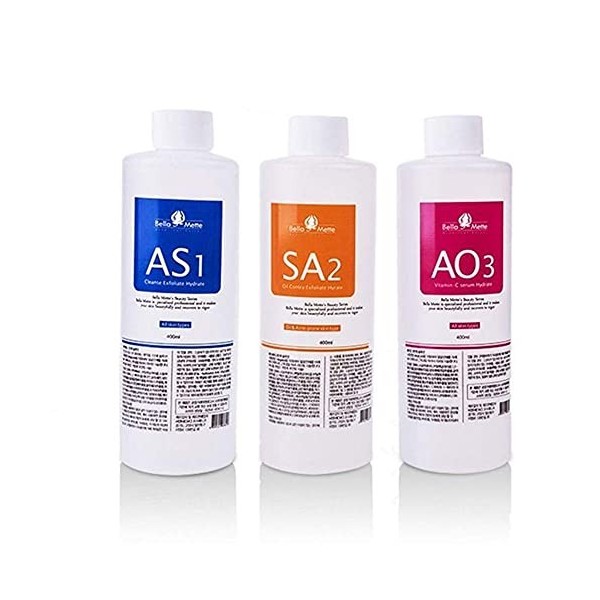 Aqua Peeling Solution AS1 SA2 AO3 de machine de beauté de solution anti-vieillissement liquide hydratant de nettoyage en prof