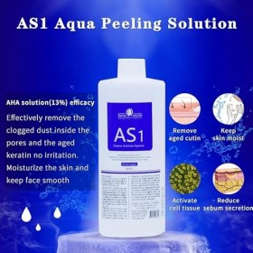 Aqua Peeling Solution AS1 SA2 AO3 de machine de beauté de solution anti-vieillissement liquide hydratant de nettoyage en prof