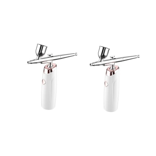 Healifty 1Pc Injecteur DOxygène Nano Facial Monsieur Nano Brouillard Pulvérisateur Crème Hydratante Pour Le Visage Abs Blanc