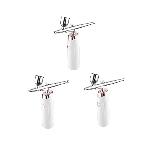 Healifty 1Pc Injecteur DOxygène Nano Facial Monsieur Nano Brouillard Pulvérisateur Crème Hydratante Pour Le Visage Abs Blanc