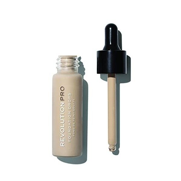 Revolution Pro, Foundation Drops, Fond de Teint, F2, 18ml