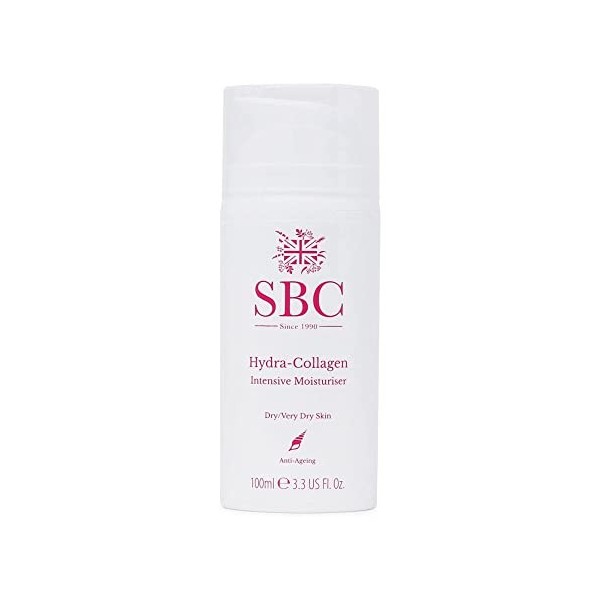 SBC Skincare - Crème pour le visage au collagène marin - 100 ml - Aide à nourrir, hydrater, adoucir et revitaliser la peau - 