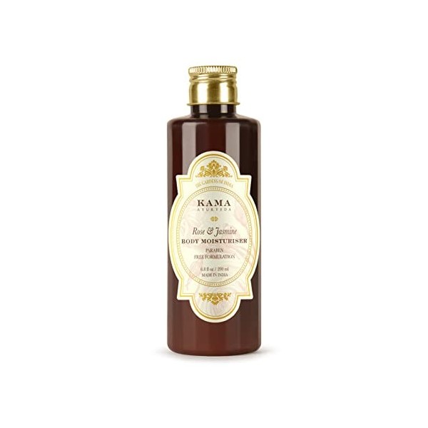 Kama Ayurveda Rose and Jasmine Body Moisturiser, 200ml