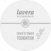 lavera Cream to Powder Foundation -Light 01- nude - Organic Almond Oil & Vitamin E - Vegan - Moisturizing - Intensive Coverag