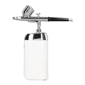 Pulvérisateur Aérographe Facial à Oxygène Portable, avec Chargement USB, Temps Dutilisation de 60 Minutes, Débit de 12l/minu