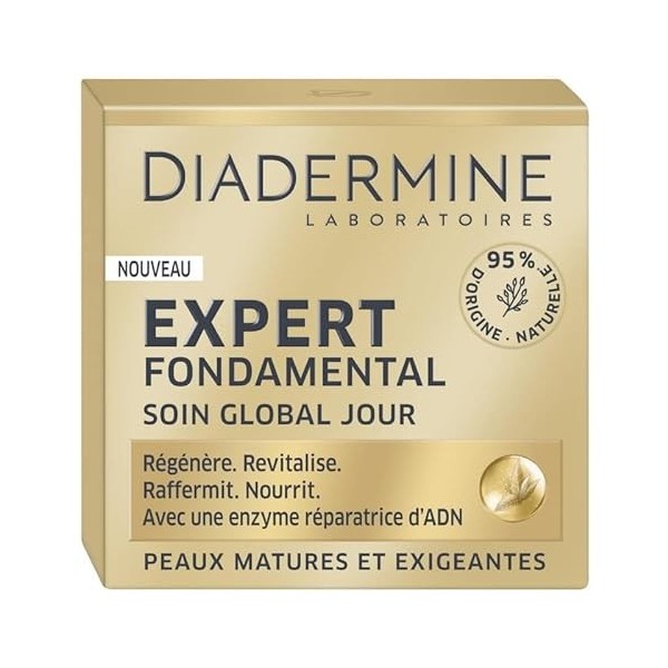 Expert Fondamental Crème Jour 50Ml - Soin Visage Anti-âge pour une Peau Jeune et Lumineuse - Lot De 2