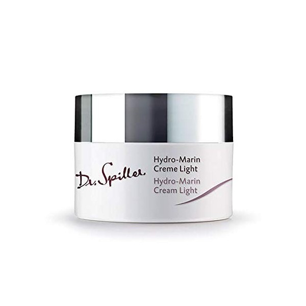 Dr. Spiller-Hydro-Marin® Crème Light | Crème douce 24 heures en émulsion W/O | Teneur en lipides 22 % | Active le métabolisme