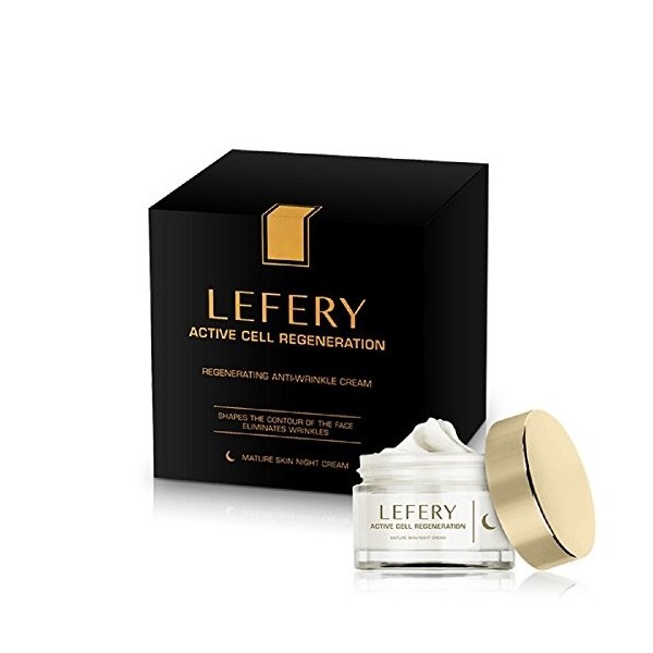 Lefery Active Cell Regeneration Night Cream Anti-Aging Effect, 1x crème de nuit 