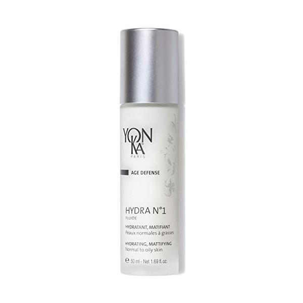 Yon-Ka Hydra N°1 Fluide Hydratant Matifiant Peau Normale à Grasse Déshydratée 50ml - Hydratation profonde longue durée sans b