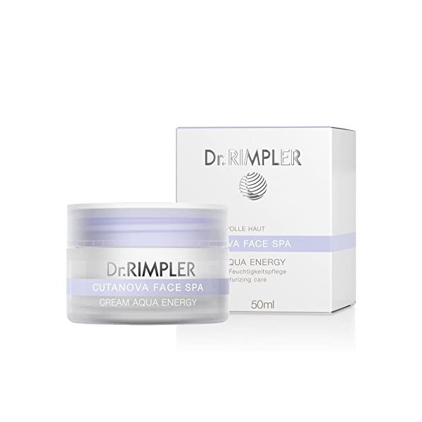 Dr. Rimpler Crème visage anti-âge à lextrait dalgues "Cutanova Face Spa - Aqua Protect" I Crème anti-rides avec protection 