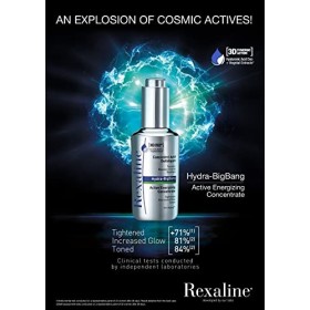 Rexaline - Hydra-BigBang - Concentré Actif Defatigant - Sérum anti âge et anti-ride à lAcide Hyaluronique - Soin visage lift