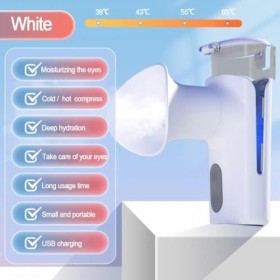 Pulvérisateur De Brume Oculaire, Nano-pulvérisateur Chauffant Pour Soins Des Yeux, 3 Niveaux Réglables, Compresse Froide Et C