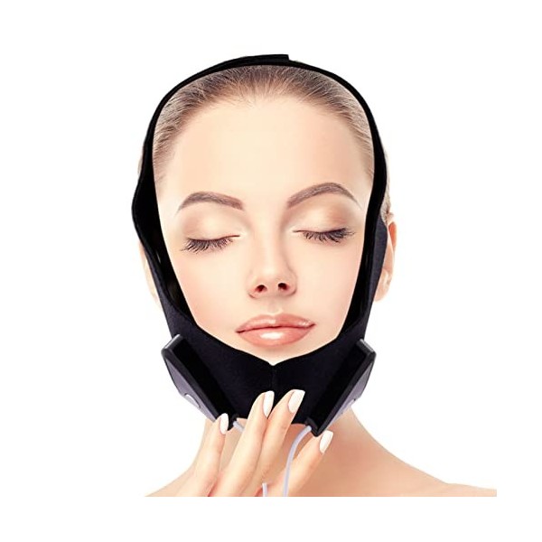 Rianpesn 5 Pcs Appareil Facial V Lift | Masseur de Mise en Forme de Visage en V Intelligent électrique - Dispositif Facial à 