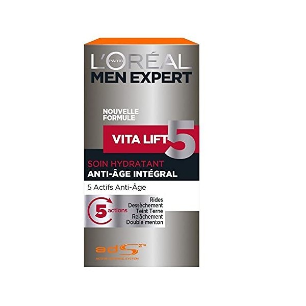 MEN EXPERT - Soin Vitalift 5 Anti-Âge 50Ml - Lot De 2