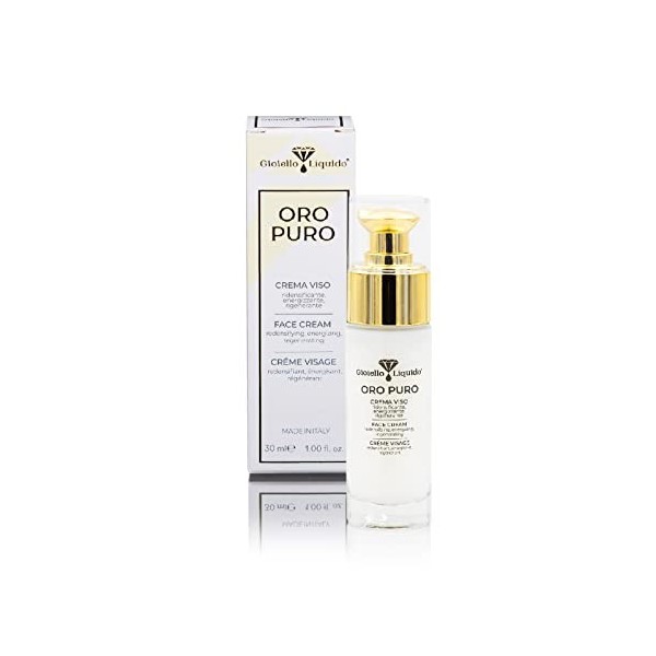 Crème Visage Pour Peaux Matures Effet Liftant Immédiat - Avec Or Colloïdal, Acide Hyaluronique Anti-âge, Bétaïne Et Eau De Ro