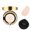 MZV Air Cushion BB Cream Waterproof Foundation, Water Bead Tricolor Latte Concealer Cushion, Moisturizing Air Cushion CC Crea