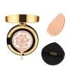 MZV Air Cushion BB Cream Waterproof Foundation, Water Bead Tricolor Latte Concealer Cushion, Moisturizing Air Cushion CC Crea