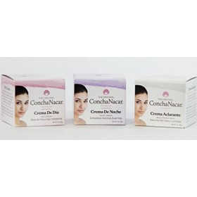 ConchaNacar De Perlop Cream Combo.. Day, Night, Face Cream... Crema natural 2 oz. 3 Pack .. iwgl by Concha Nacar.