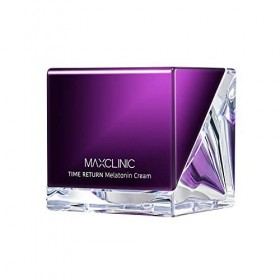 MAXCLINIC Time Return Mélatonine Crème Nuit à Riche avec Cerise, Eau de Céleri 55g