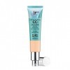 It Cosmetics CC+ Oil-Free Poreless Finish Full Coverage Cream + Anti Aging Hydrating Serum Medium 