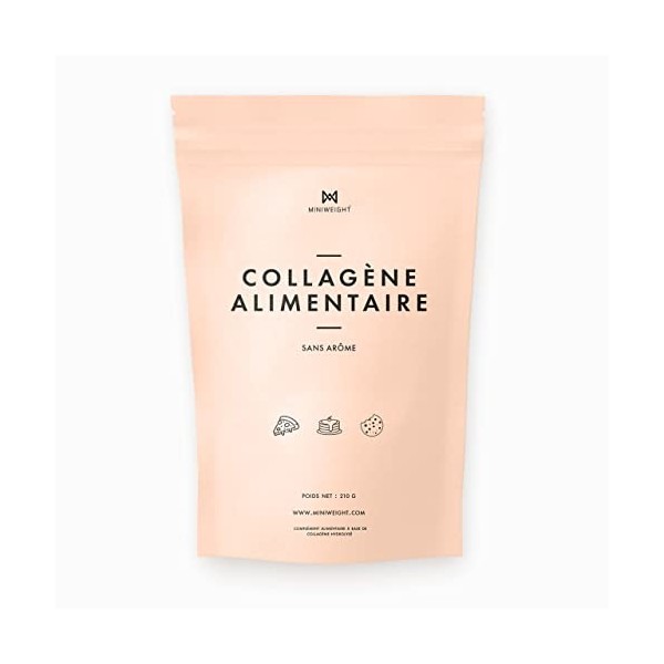 Miniweight - Collagène Alimentaire Éco-Recharge - Pour: Améliorer Lhydratation De La Peau - Réduire Les Rides - Renforcer 