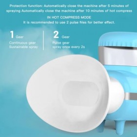 Nano Pulvérisateur Pour Soins Des Yeux, Machine À Vapeur 2 En 1, Réglage De La Température À 3 Niveaux, Réglage De La Brume À