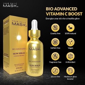 Your Daily Mask® - Sérum Bio Advanced Vitamine C Glow - Radiant - Anti-âge - 30 ml