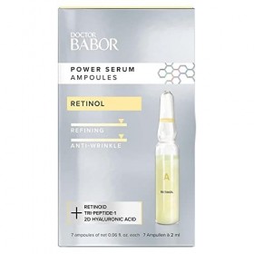 DOCTOR BABOR Power Serum Retinol, ampoules pour le visage, acide hyaluronique + rétinol pour la régénération avec effet anti-