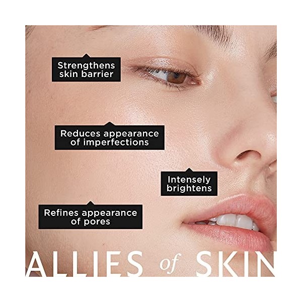 Allies of Skin Prebiotics & Niacinamide Pore Refining Booster: 10% Niacinamide, Goji Berry, Lysophosphatidic Acid. Pore Reduc