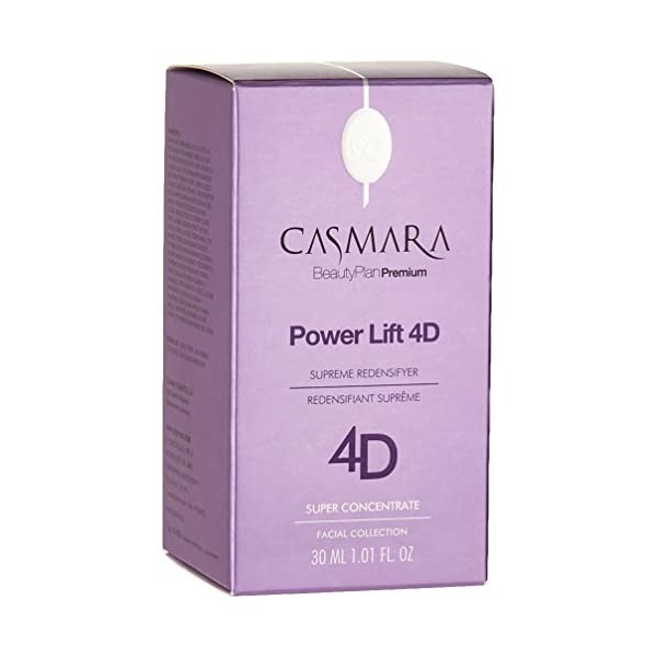 Casmara,Puissante Formule Raffermissante Anti-âge qui Redensifie et Redéfinit le Contour Du Visage. Power Lift 4D 30 ml