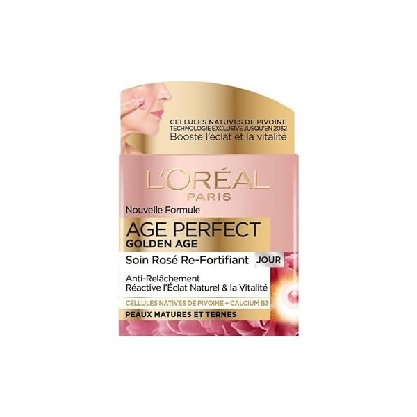 DERMO EXPERTISE - Dermo Age Perfect Golden Age Rosy Day 50Ml - Soin Visage éclatant pour une peau radieuse - Hygiène Et Beaut