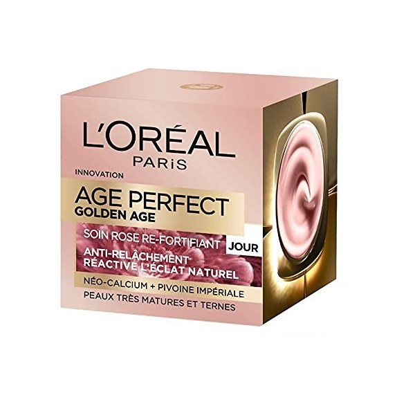 DERMO EXPERTISE - Dermo Age Perfect Golden Age Rosy Day 50Ml - Soin Visage éclatant pour une peau radieuse - Hygiène Et Beaut